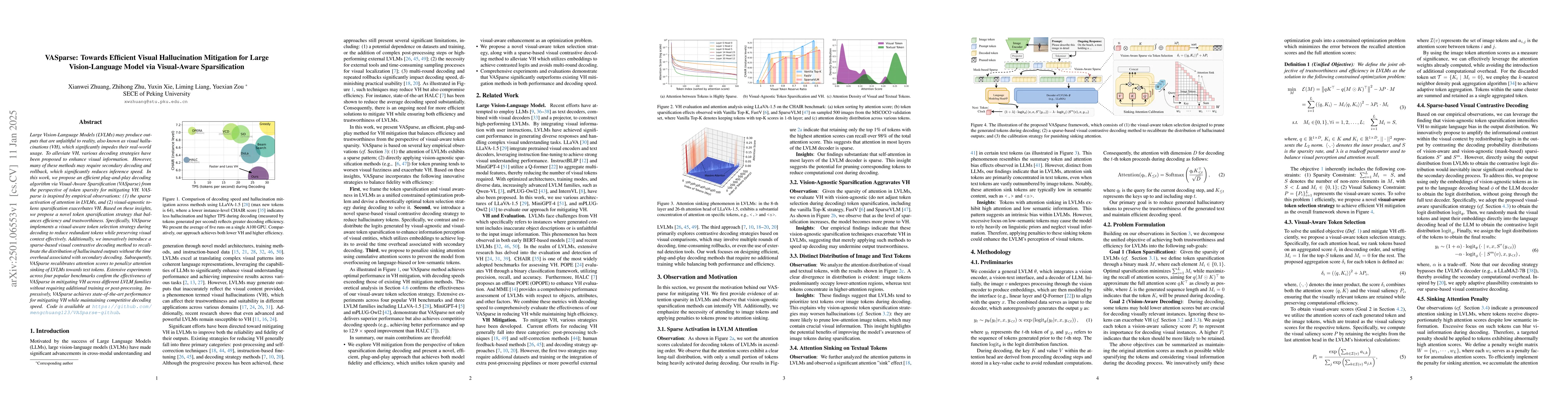 Thumbnail for VASparse: Towards Efficient Visual Hallucination Mitigation for Large
  Vision-Language Model via Visual-Aware Sparsification