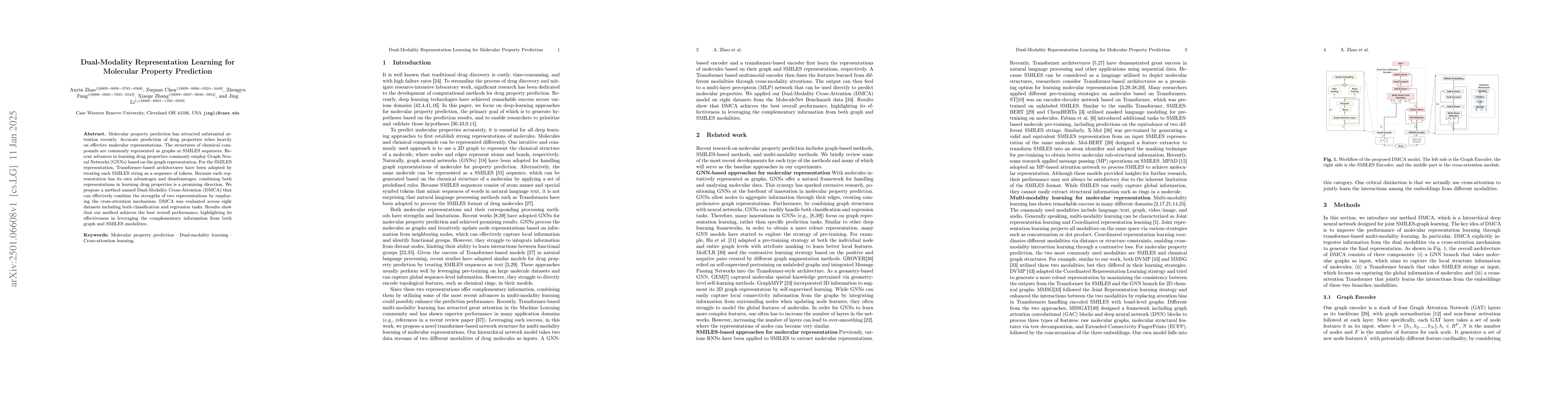 Thumbnail for Dual-Modality Representation Learning for Molecular Property Prediction