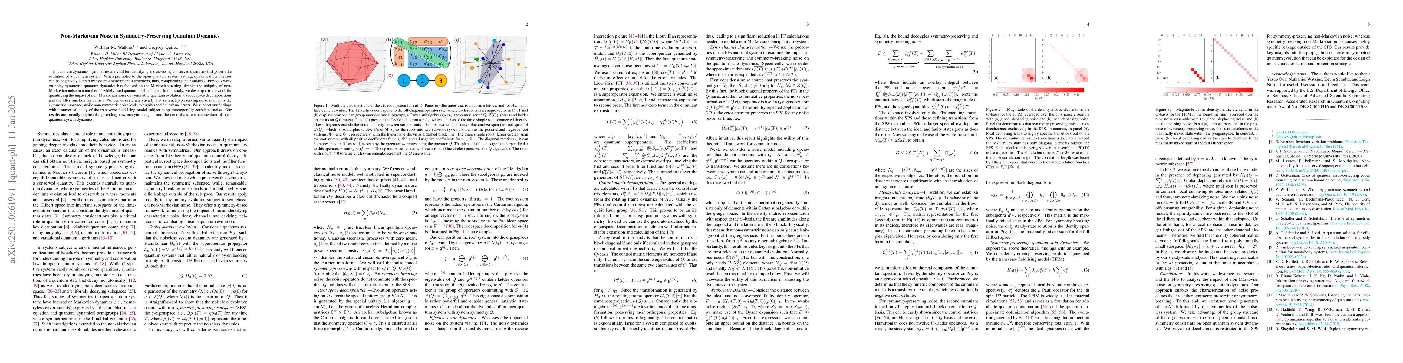Thumbnail for Non-Markovian Noise in Symmetry-Preserving Quantum Dynamics