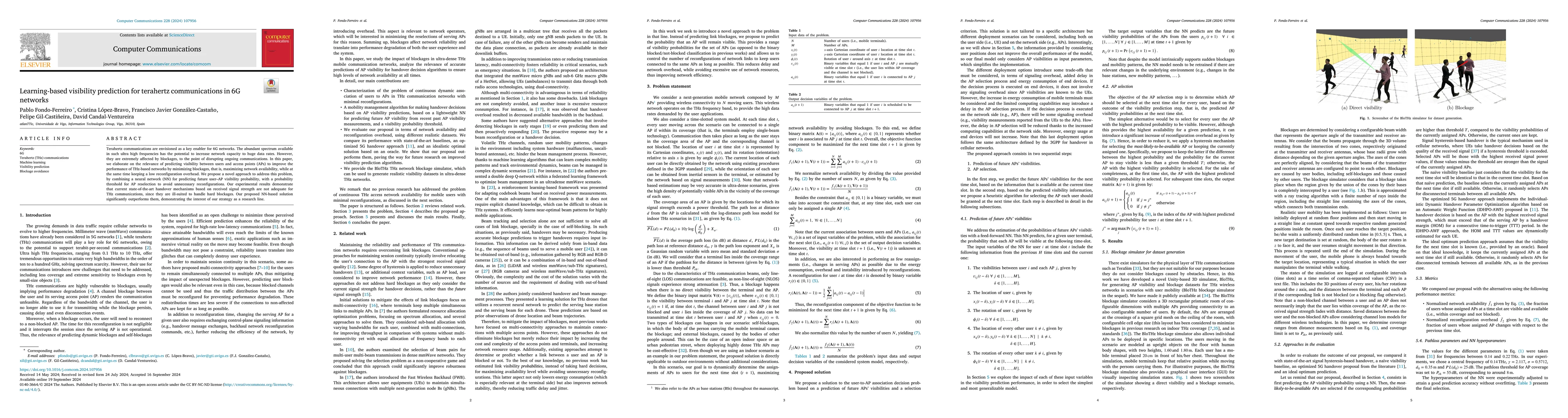 Thumbnail for Learning-based visibility prediction for terahertz communications in 6G
  networks
