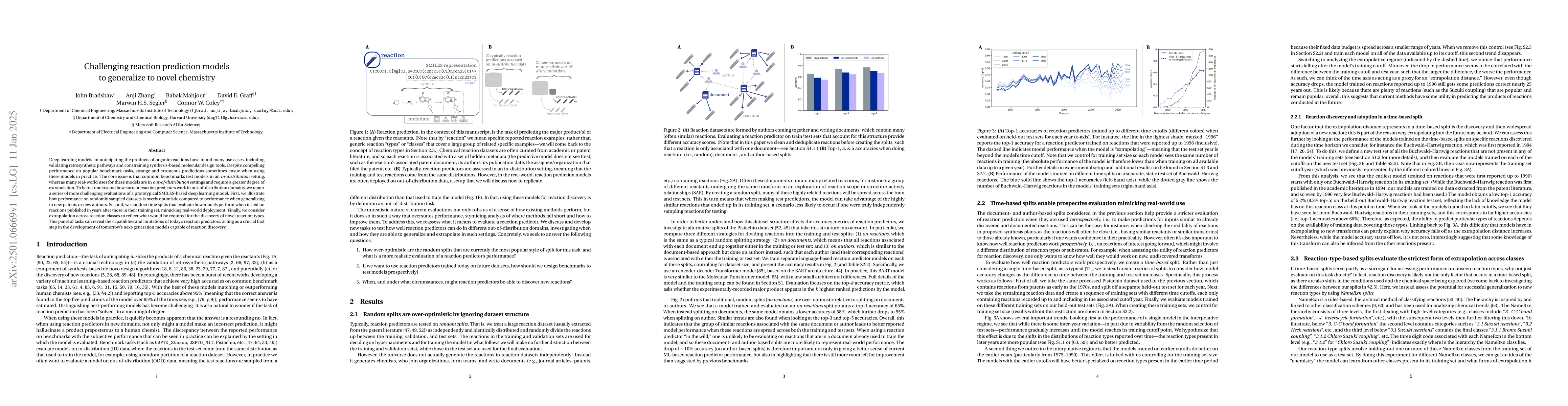Thumbnail for Challenging reaction prediction models to generalize to novel chemistry