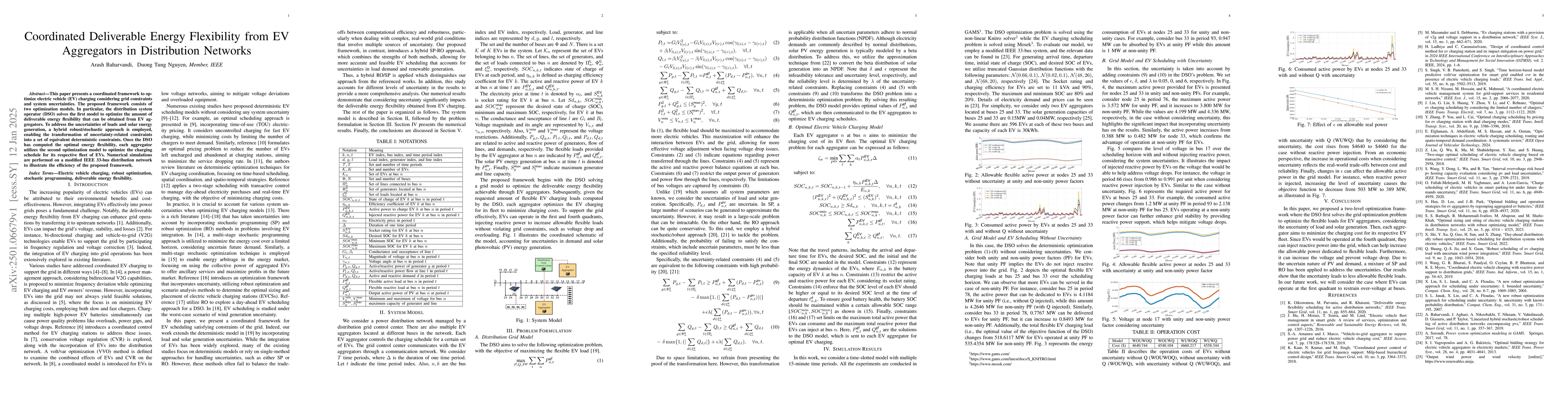 Thumbnail for Coordinated Deliverable Energy Flexibility from EV Aggregators in
  Distribution Networks