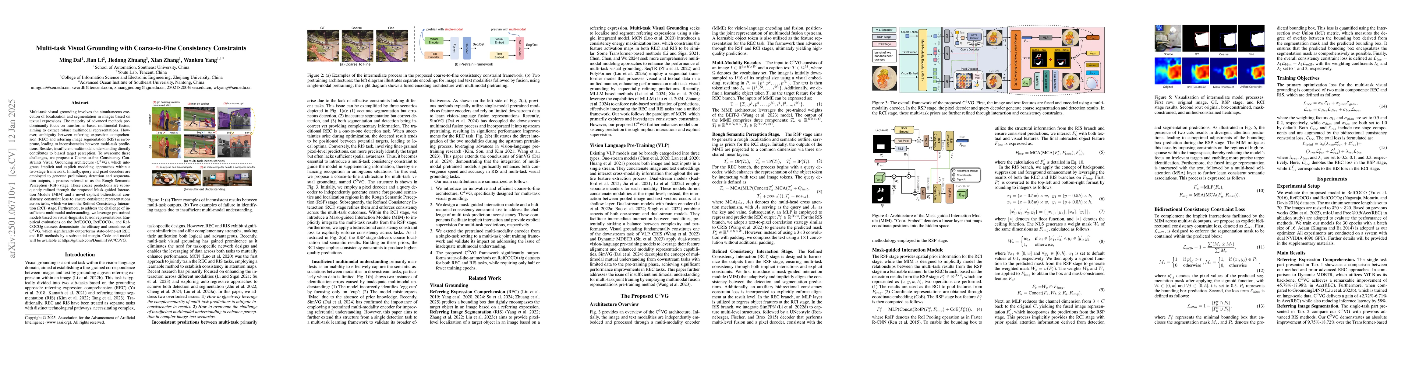 Thumbnail for Multi-task Visual Grounding with Coarse-to-Fine Consistency Constraints