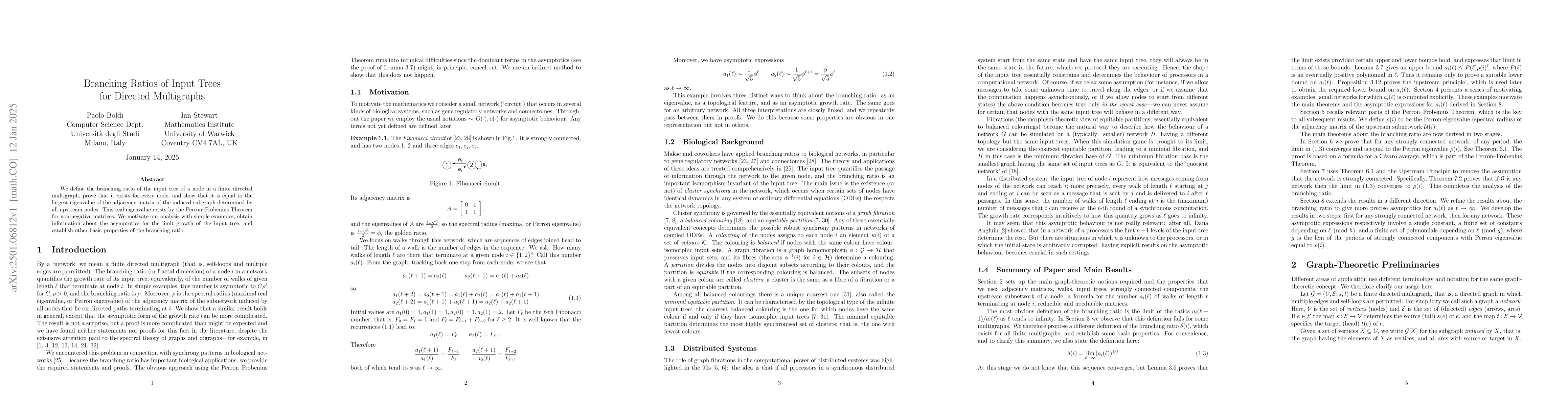 Thumbnail for Branching Ratios of Input Trees for Directed Multigraphs