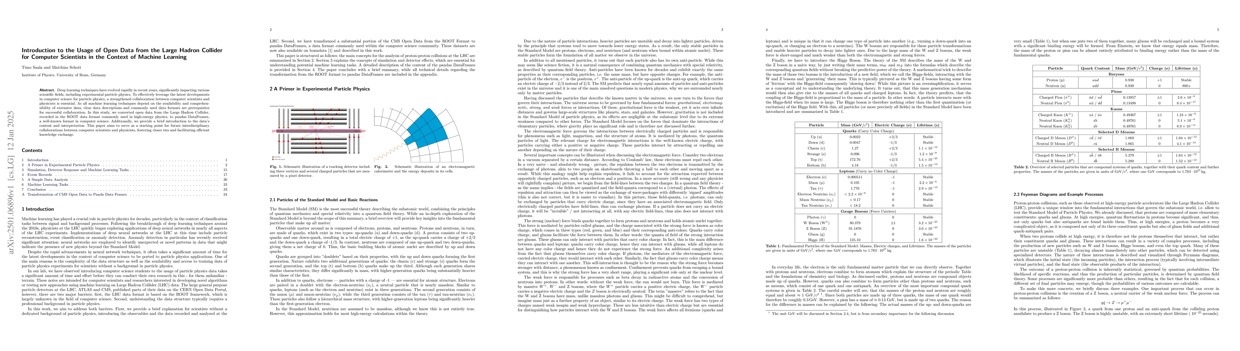Thumbnail for Introduction to the Usage of Open Data from the Large Hadron Collider
  for Computer Scientists in the Context of Machine Learning