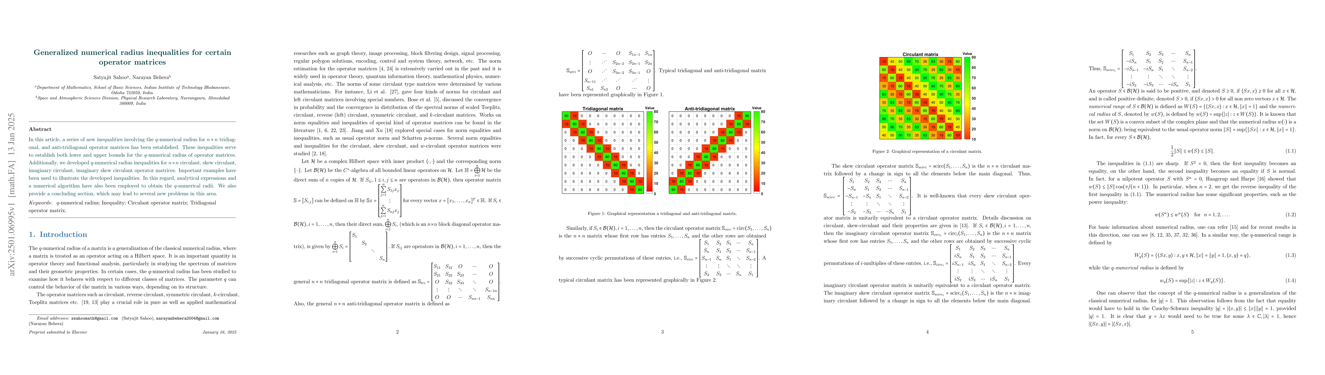 Thumbnail for Generalized numerical radius inequalities for certain operator matrices