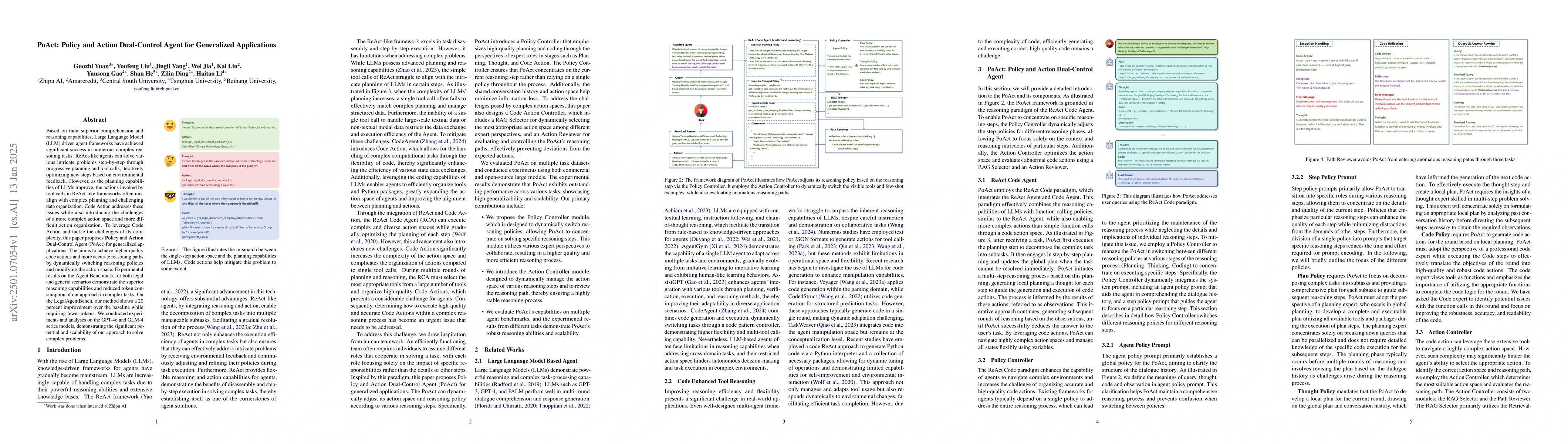 Thumbnail for PoAct: Policy and Action Dual-Control Agent for Generalized Applications