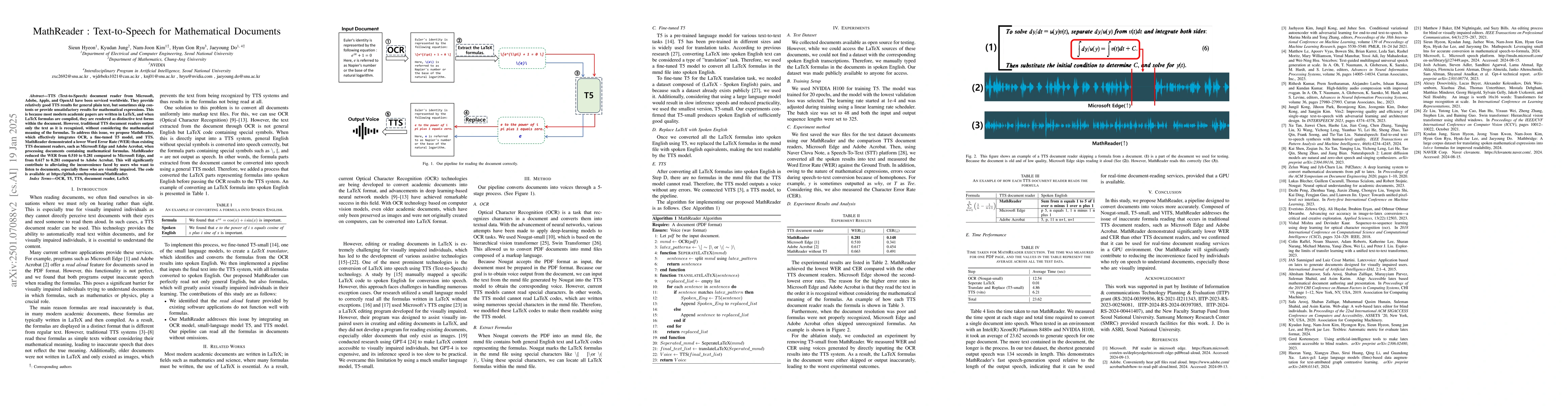 Thumbnail for MathReader : Text-to-Speech for Mathematical Documents