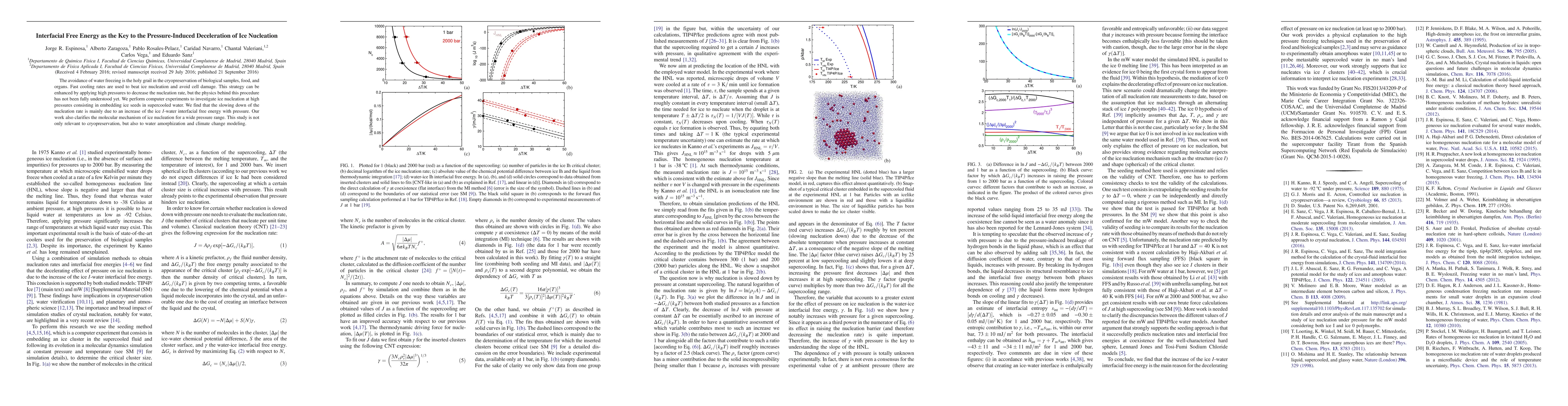 Thumbnail for Interfacial Free Energy as the Key to the Pressure-Induced Deceleration
  of Ice Nucleation
