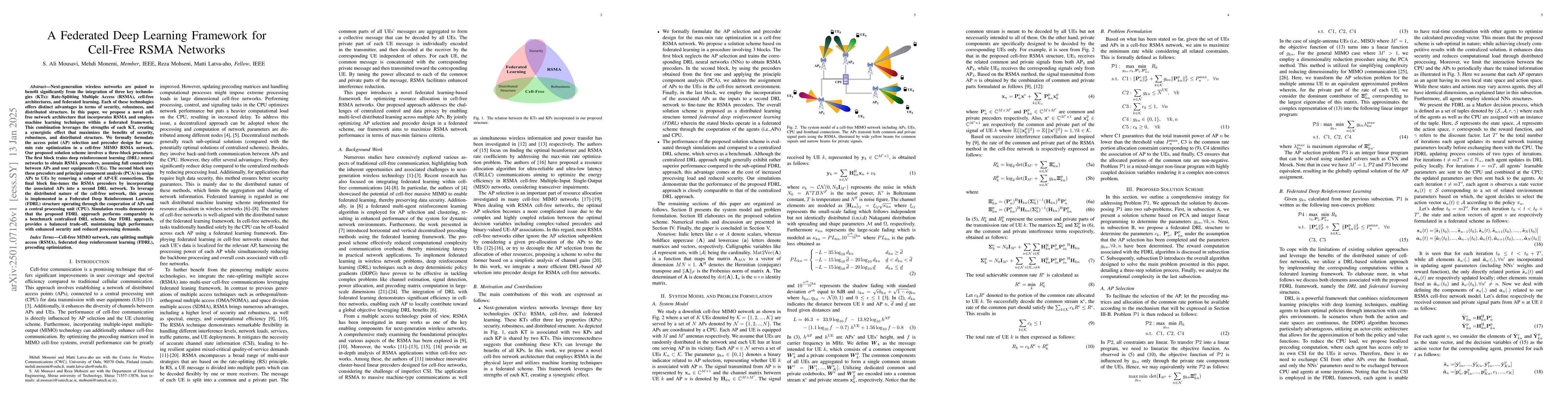 Thumbnail for A Federated Deep Learning Framework for Cell-Free RSMA Networks