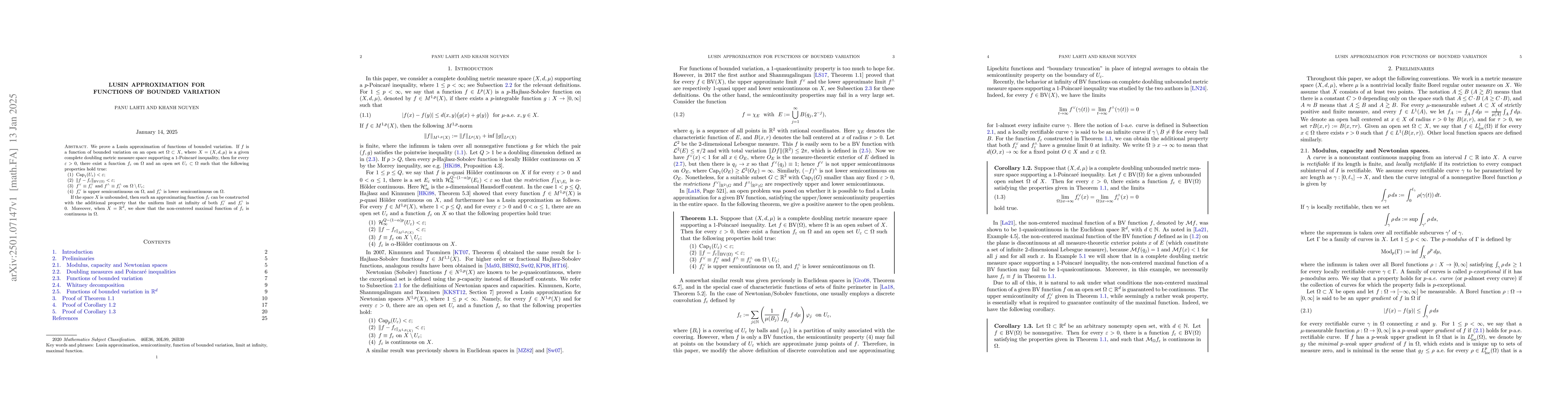 Thumbnail for Lusin approximation for functions of bounded variation