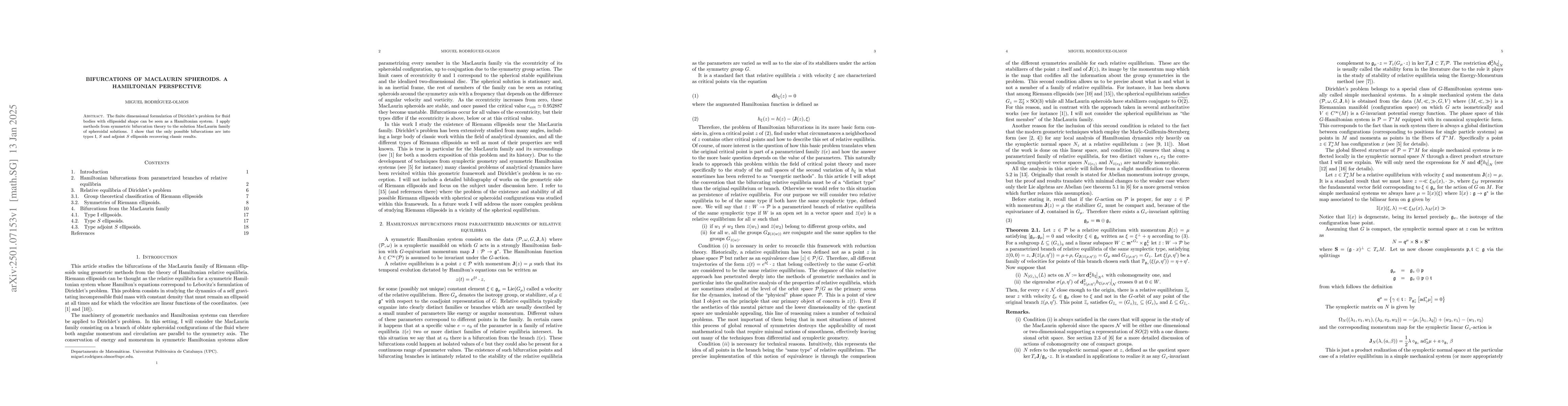Thumbnail for Bifurcations of MacLaurin spheroids. A Hamiltonian perspective