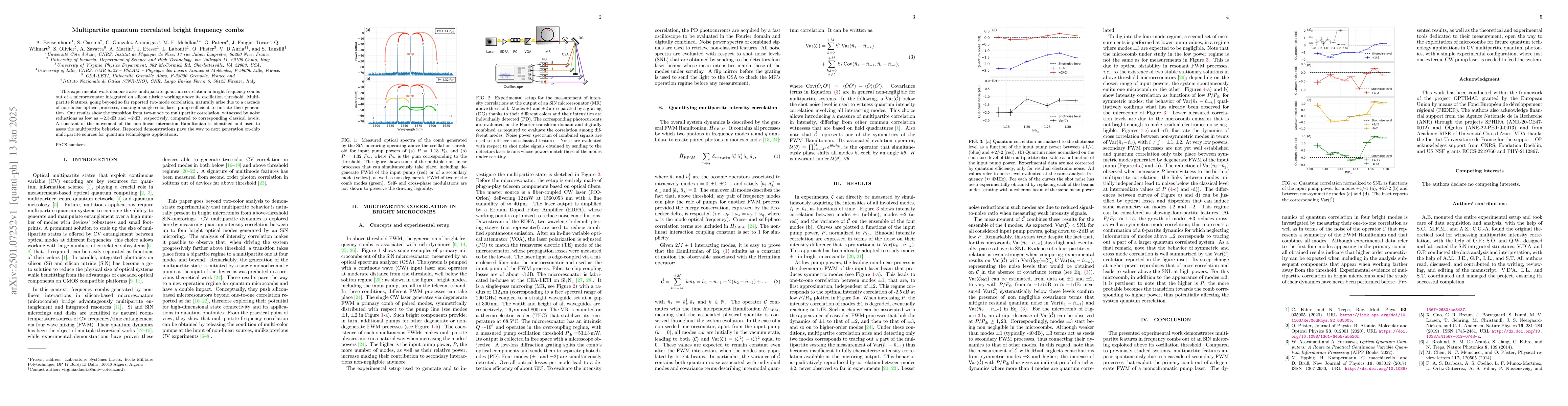 Thumbnail for Multipartite quantum correlated bright frequency combs