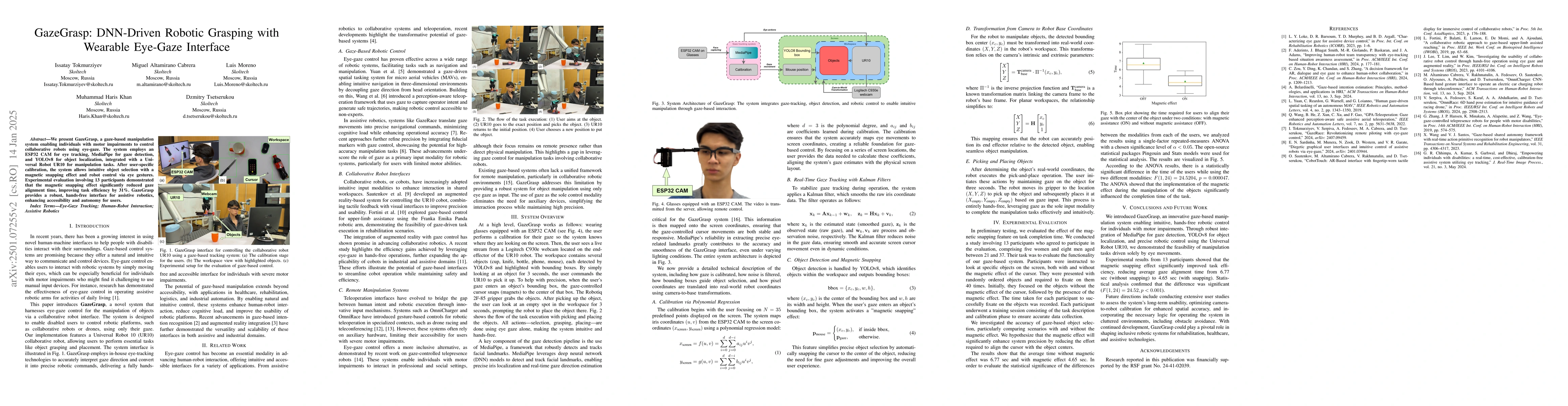 Thumbnail for GazeGrasp: DNN-Driven Robotic Grasping with Wearable Eye-Gaze Interface
