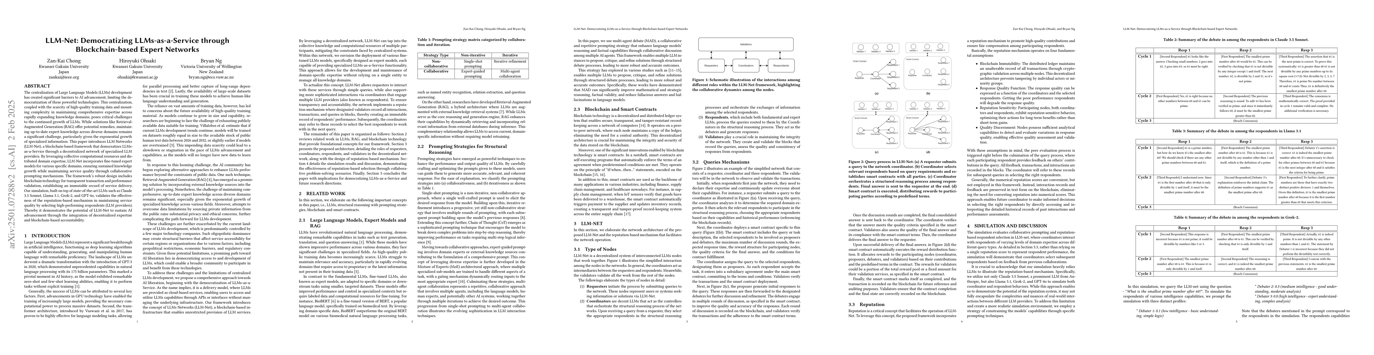 Thumbnail for LLM-Net: Democratizing LLMs-as-a-Service through Blockchain-based Expert
  Networks