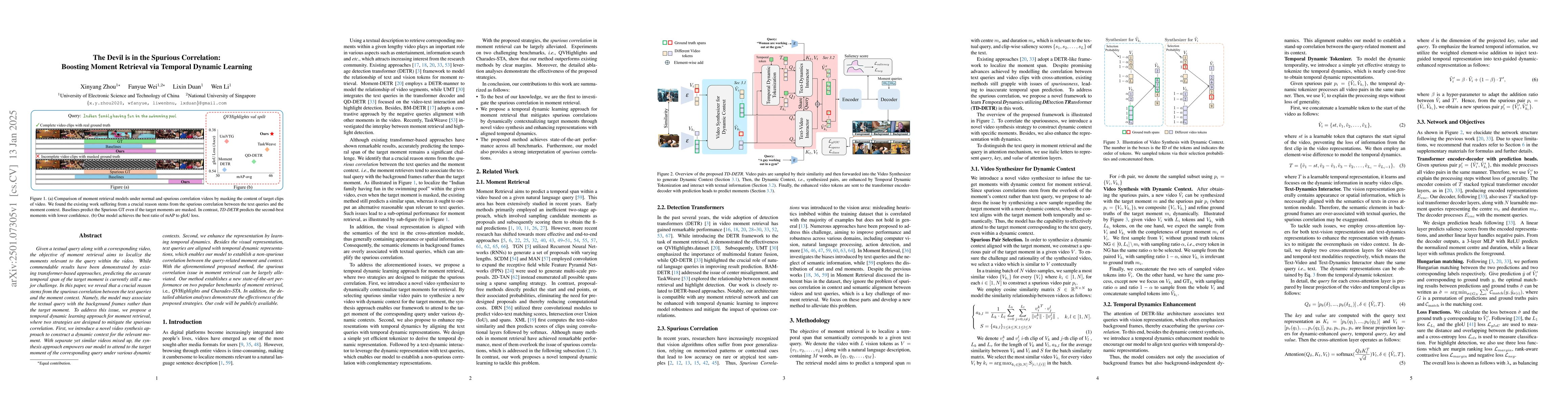 Thumbnail for The Devil is in the Spurious Correlation: Boosting Moment Retrieval via
  Temporal Dynamic Learning