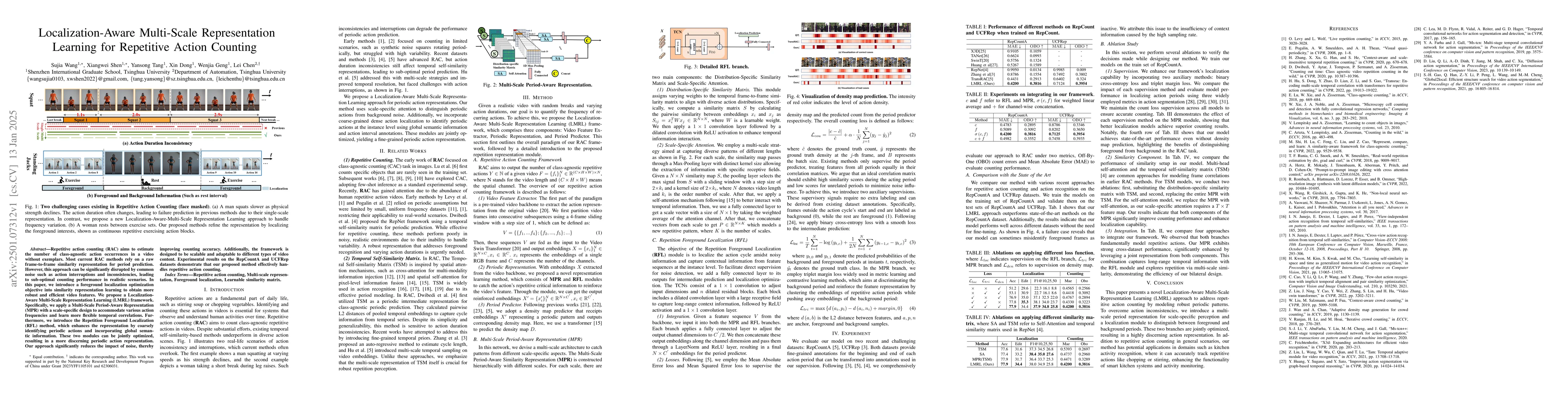 Thumbnail for Localization-Aware Multi-Scale Representation Learning for Repetitive
  Action Counting