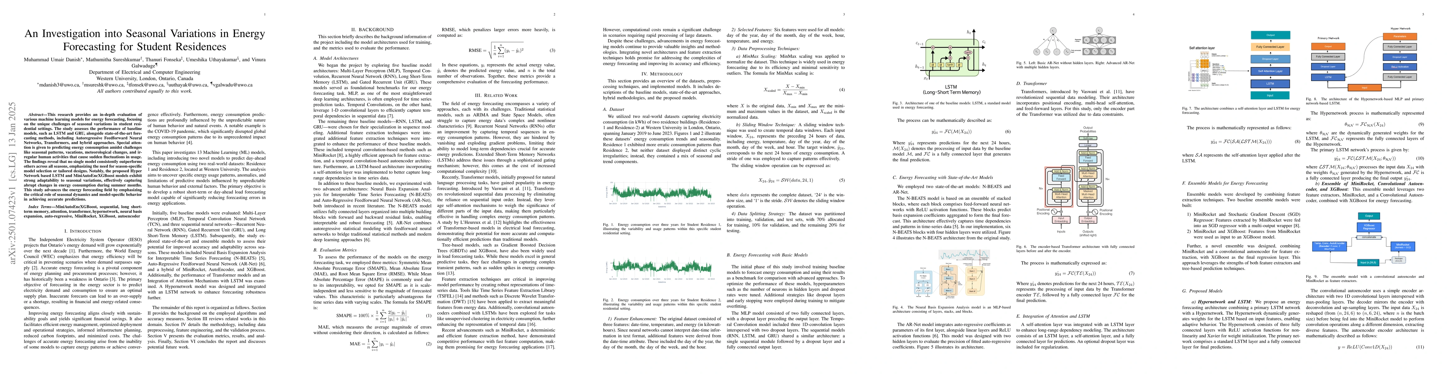 Thumbnail for An Investigation into Seasonal Variations in Energy Forecasting for
  Student Residences