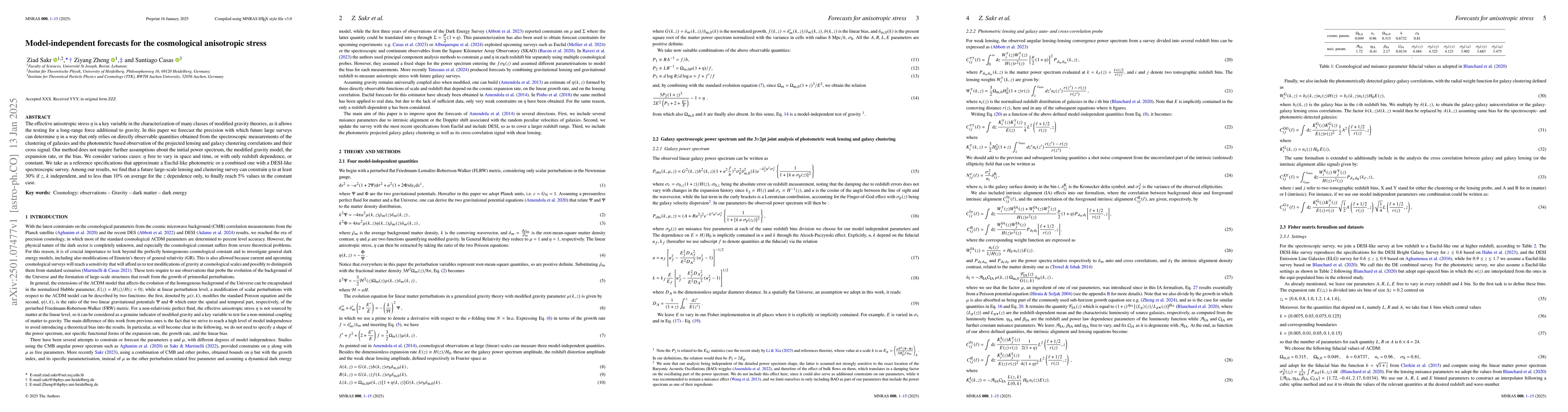 Thumbnail for Model-independent forecasts for the cosmological anisotropic stress