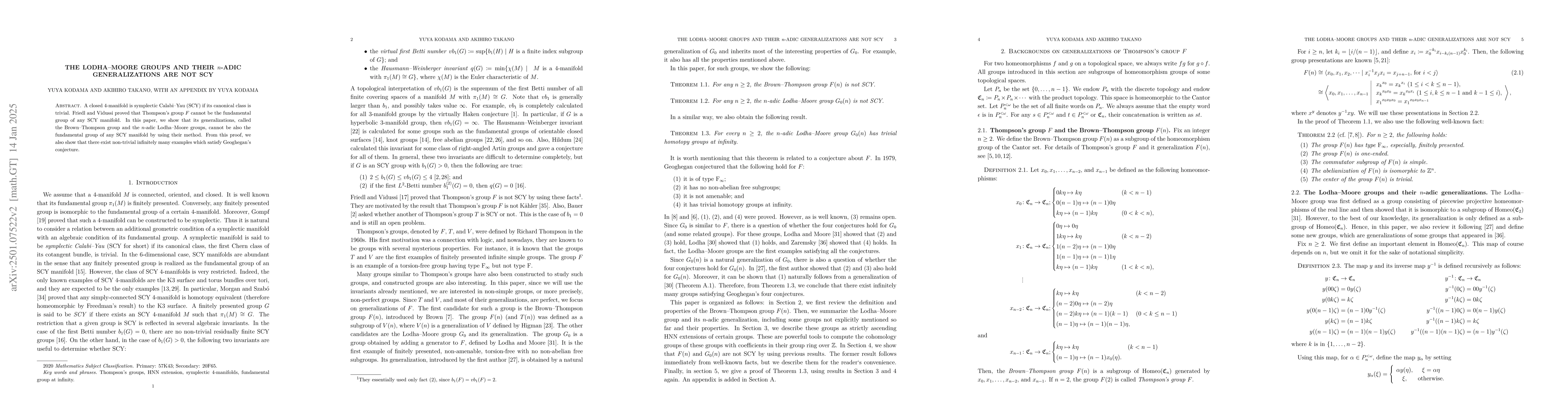 Thumbnail for The Lodha--Moore groups and their $n$-adic generalizations are not SCY