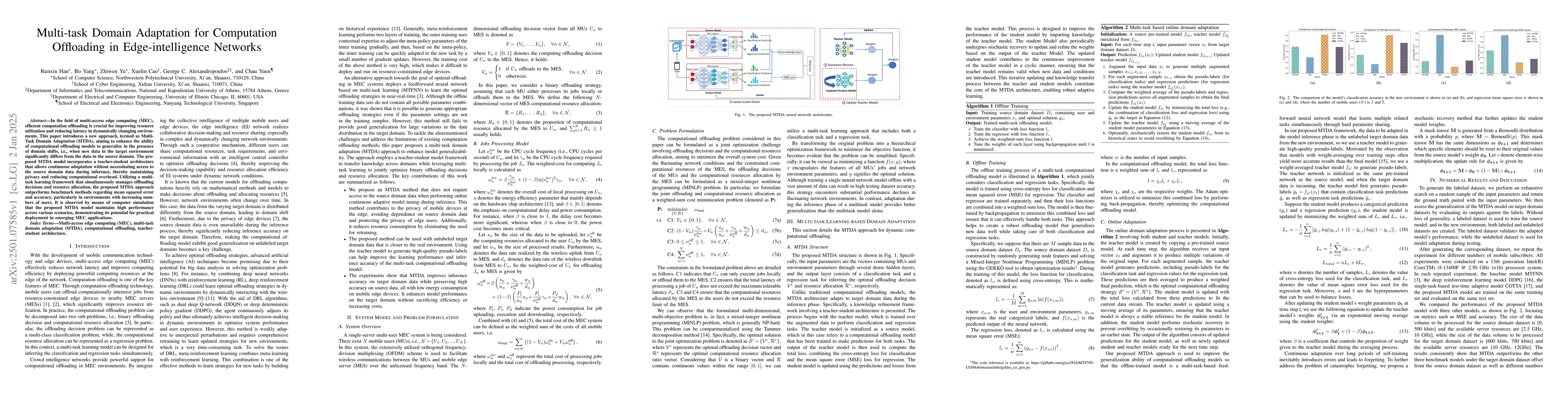 Thumbnail for Multi-task Domain Adaptation for Computation Offloading in
  Edge-intelligence Networks