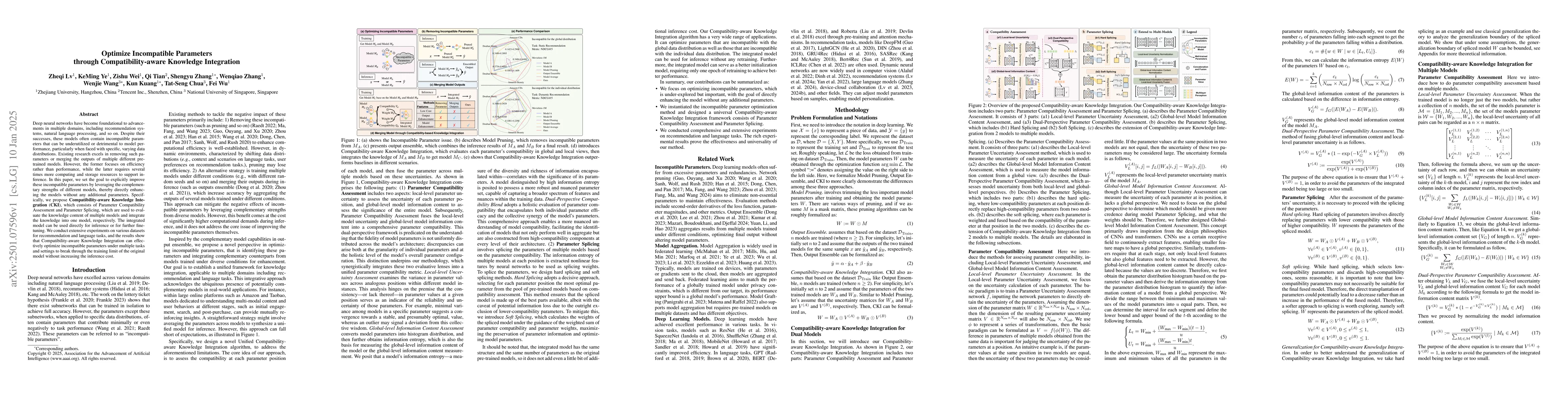 Thumbnail for Optimize Incompatible Parameters through Compatibility-aware Knowledge
  Integration