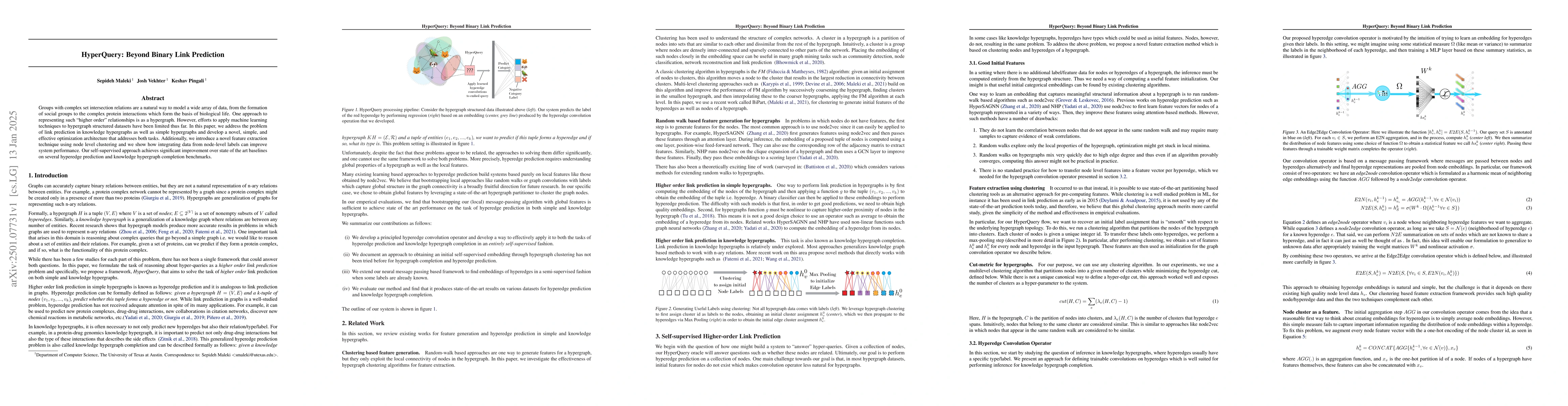 Thumbnail for HyperQuery: Beyond Binary Link Prediction