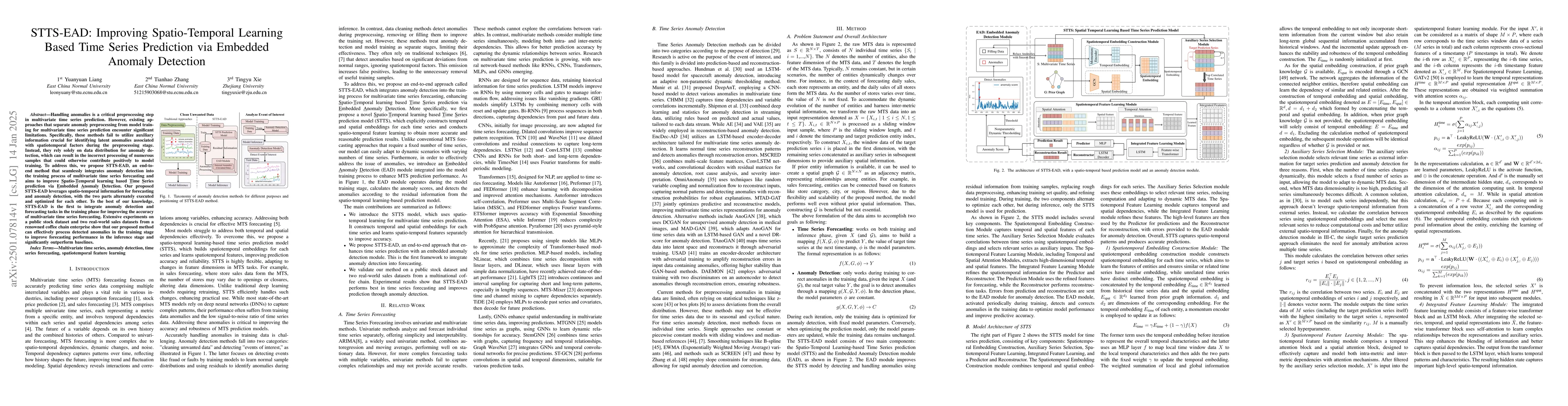 Thumbnail for STTS-EAD: Improving Spatio-Temporal Learning Based Time Series
  Prediction via