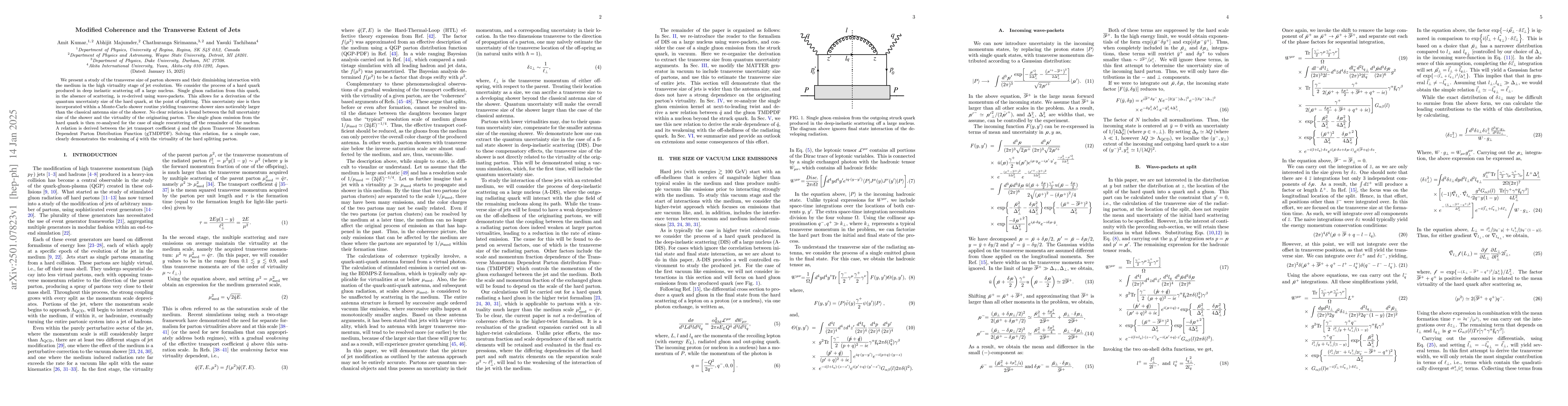 Thumbnail for Modified Coherence and the Transverse Extent of Jets