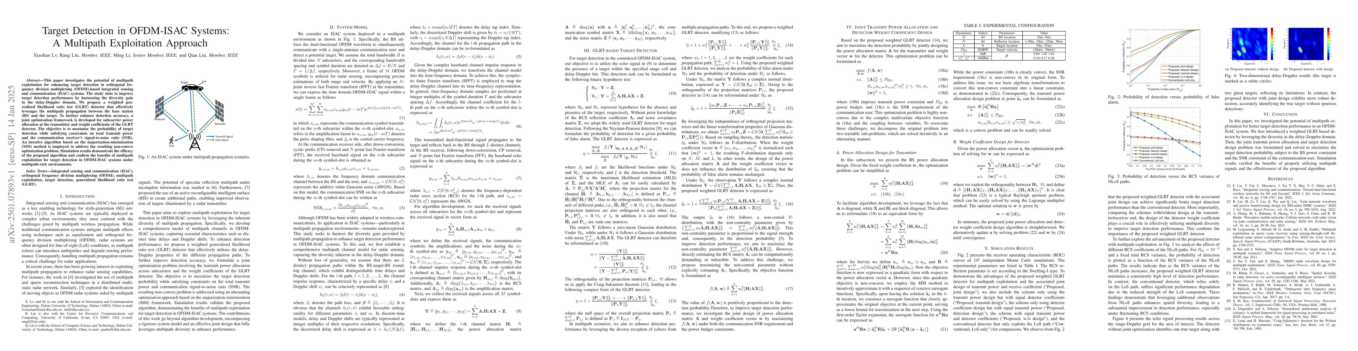 Thumbnail for Target Detection in OFDM-ISAC Systems: A Multipath Exploitation Approach
