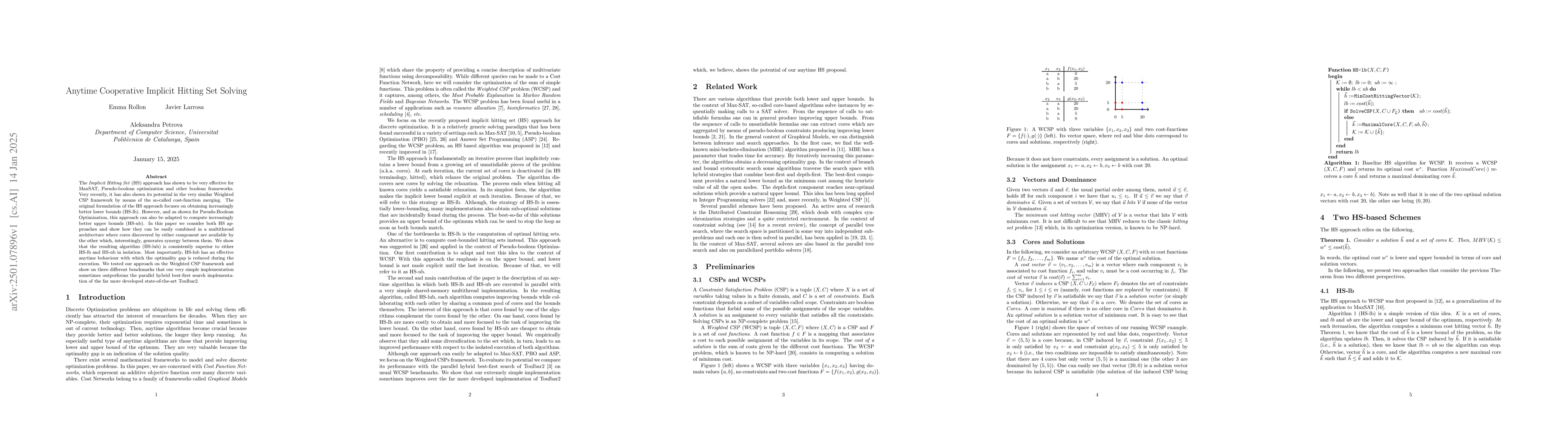 Thumbnail for Anytime Cooperative Implicit Hitting Set Solving