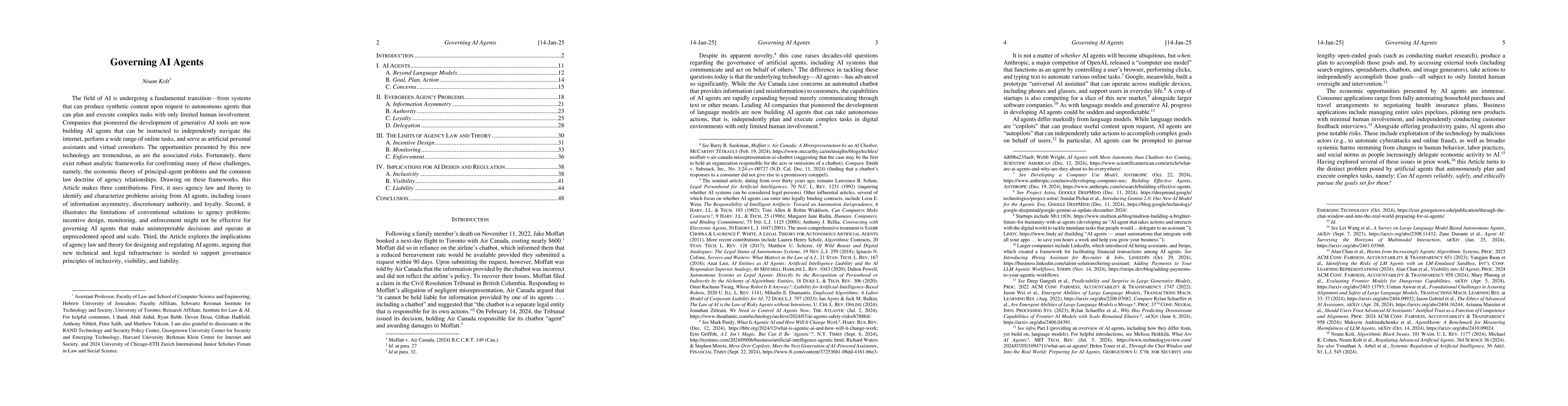 Thumbnail for Governing AI Agents