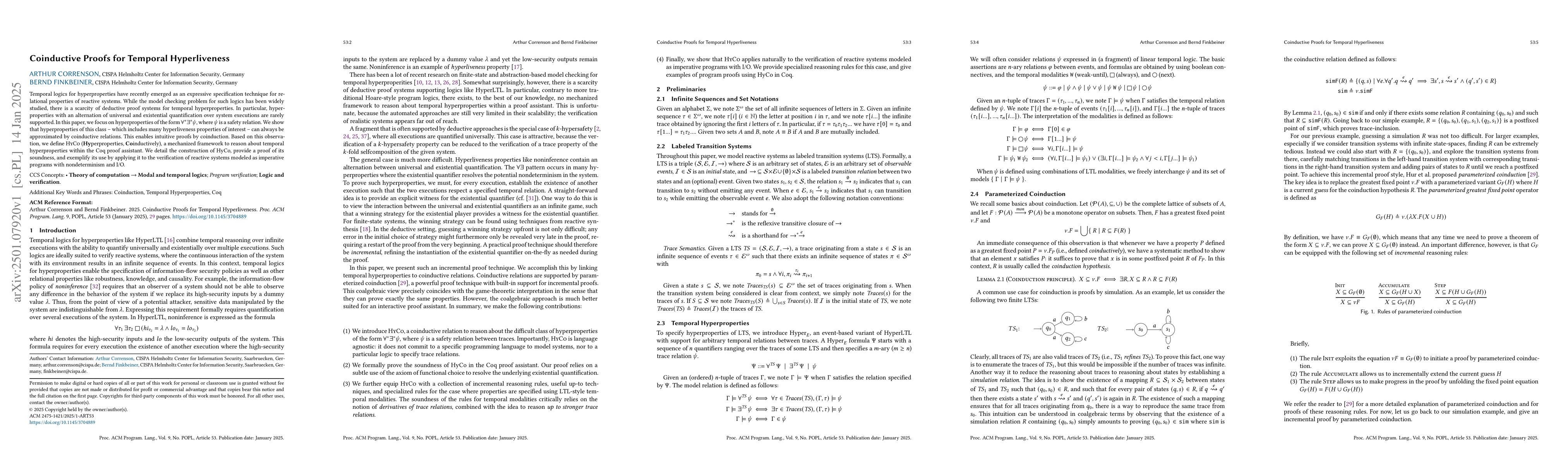 Thumbnail for Coinductive Proofs for Temporal Hyperliveness