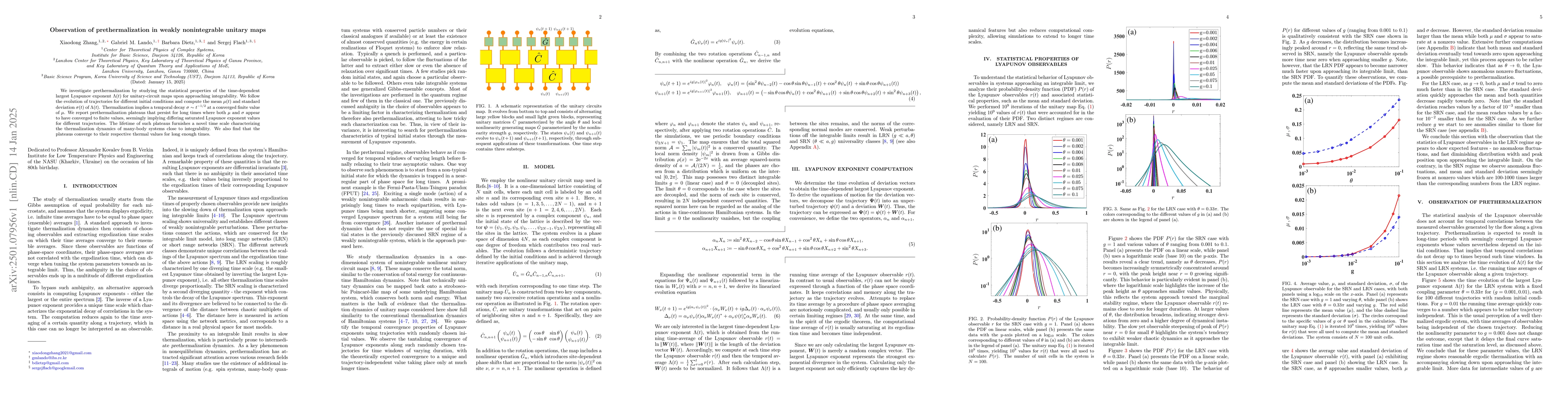 Thumbnail for Observation of prethermalization in weakly nonintegrable unitary maps