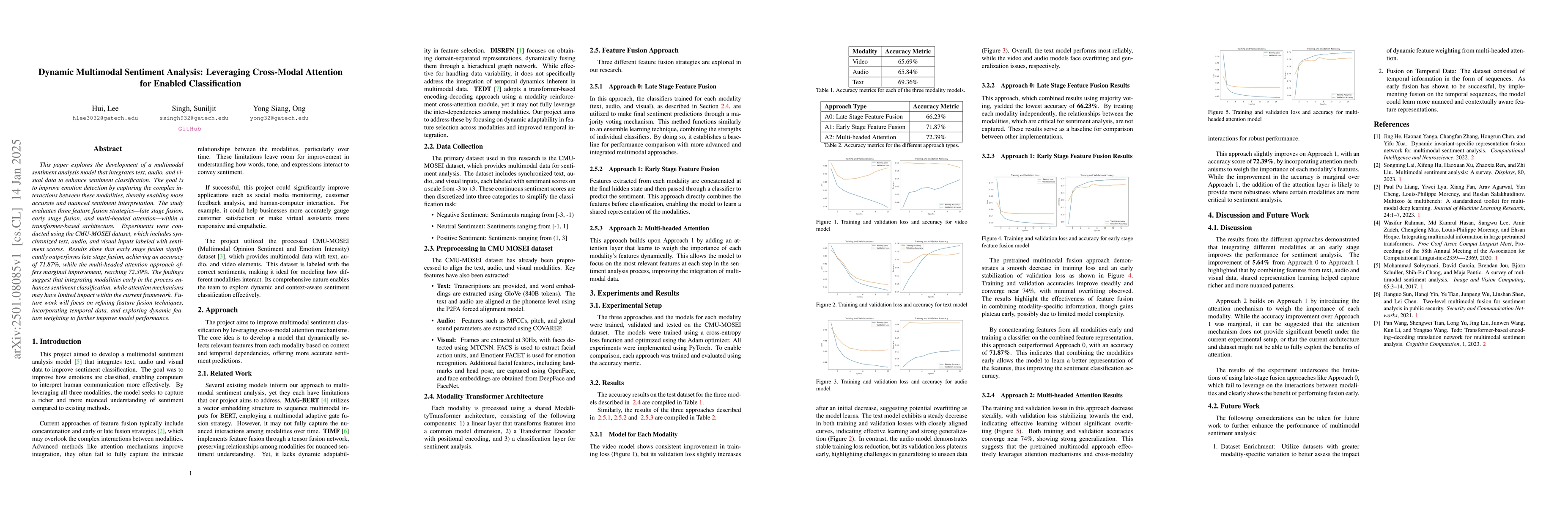 Thumbnail for Dynamic Multimodal Sentiment Analysis: Leveraging Cross-Modal Attention
  for Enabled Classification