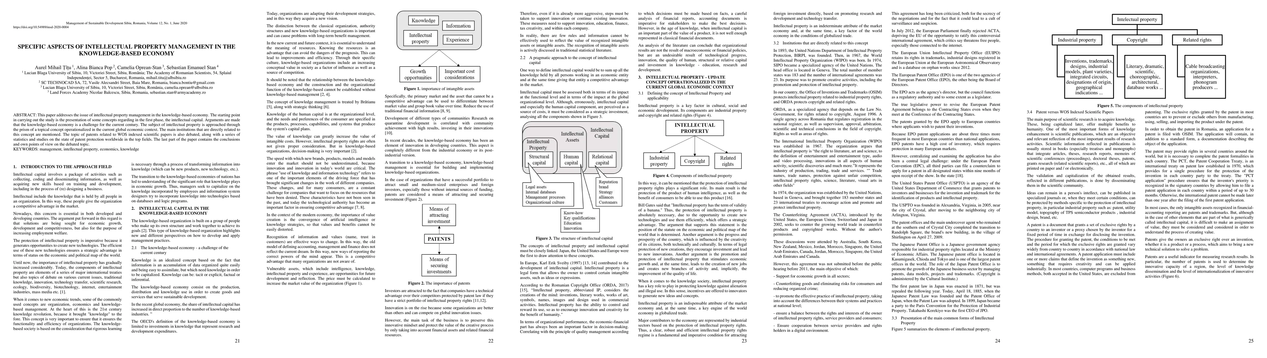 Thumbnail for Specific Aspects of Intellectual Property Management in the
  Knowledge-Based Economy