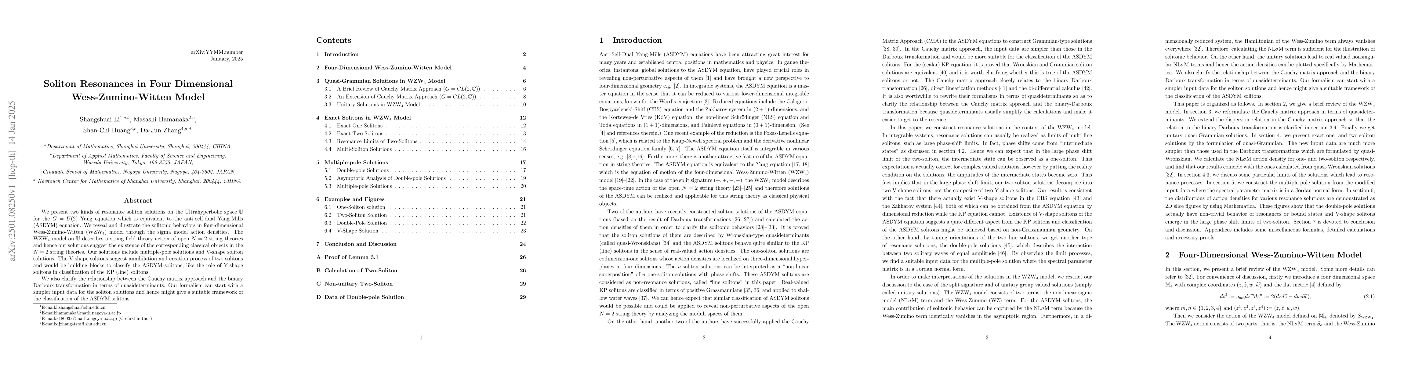 Thumbnail for Soliton Resonances in Four Dimensional Wess-Zumino-Witten Model
