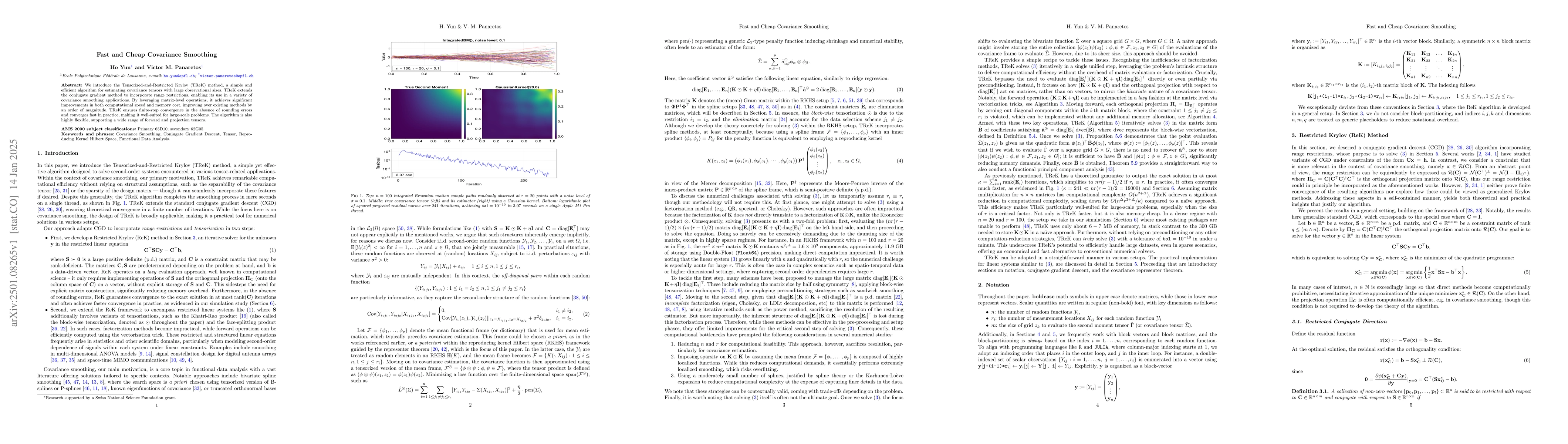 Thumbnail for Fast and Cheap Covariance Smoothing