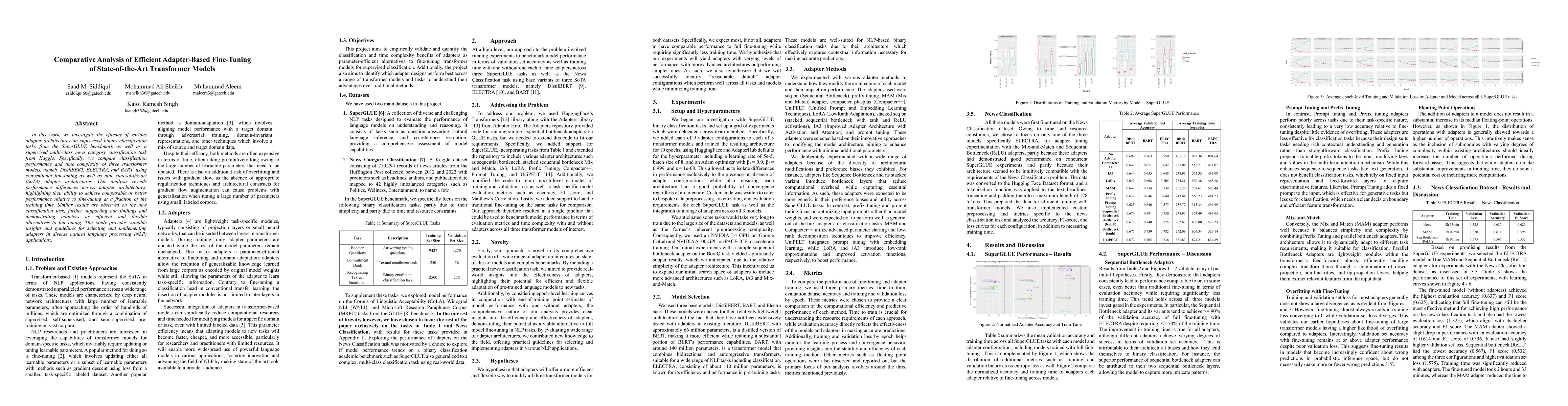 Thumbnail for Comparative Analysis of Efficient Adapter-Based Fine-Tuning of
  State-of-the-Art Transformer Models