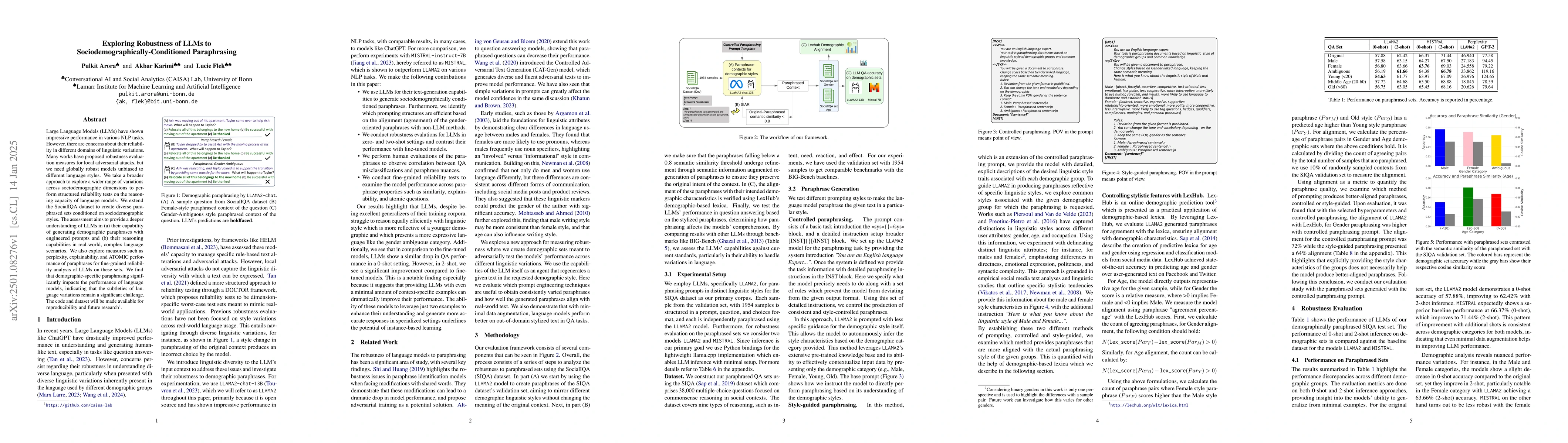 Thumbnail for Exploring Robustness of LLMs to Sociodemographically-Conditioned
  Paraphrasing
