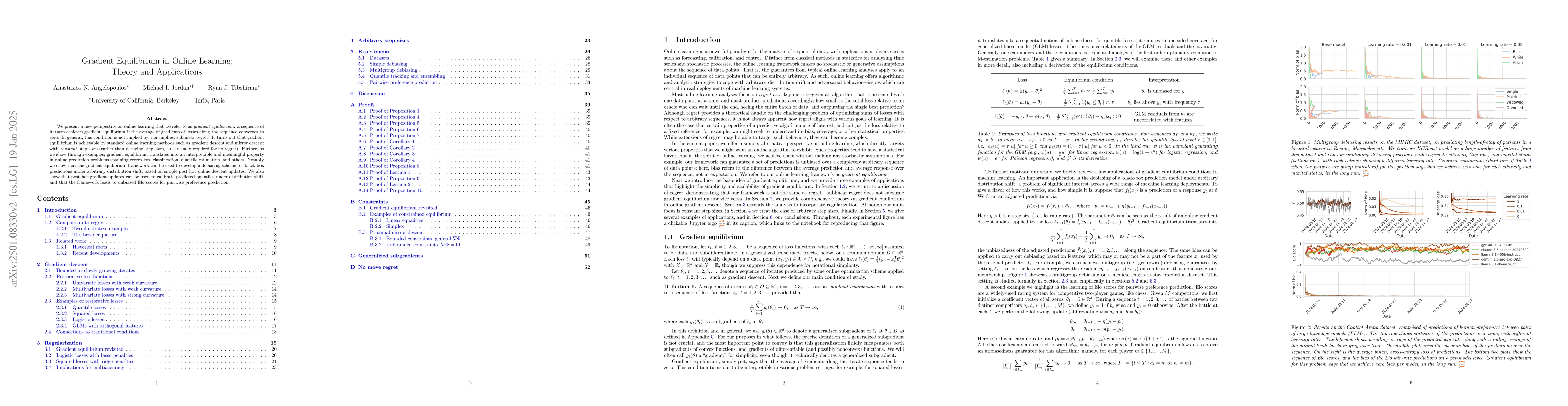 Thumbnail for Gradient Equilibrium in Online Learning: Theory and Applications