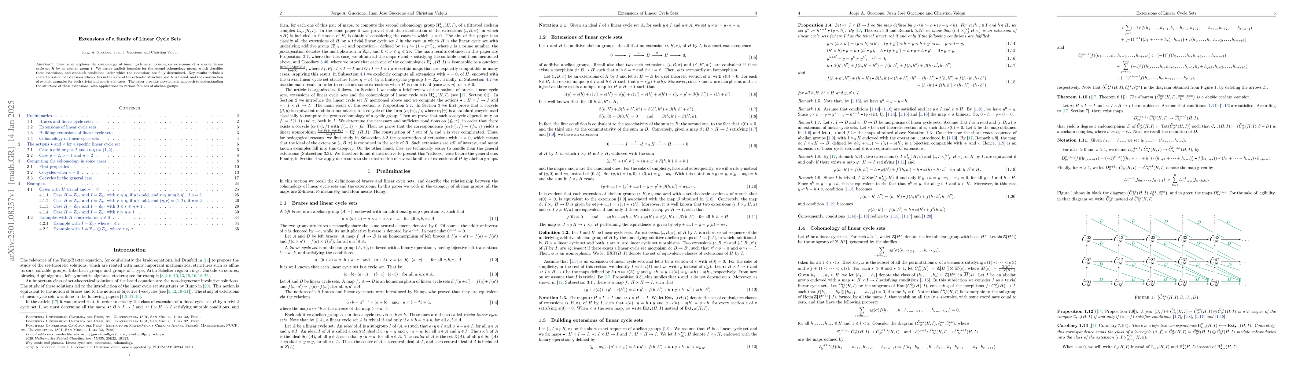 Thumbnail for Extensions of a family of Linear Cycle Sets