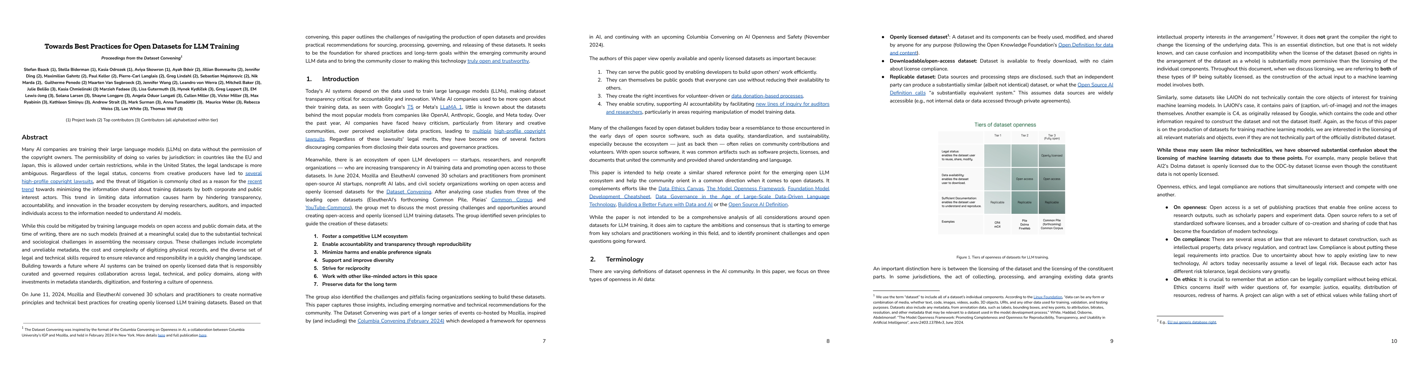 Thumbnail for Towards Best Practices for Open Datasets for LLM Training