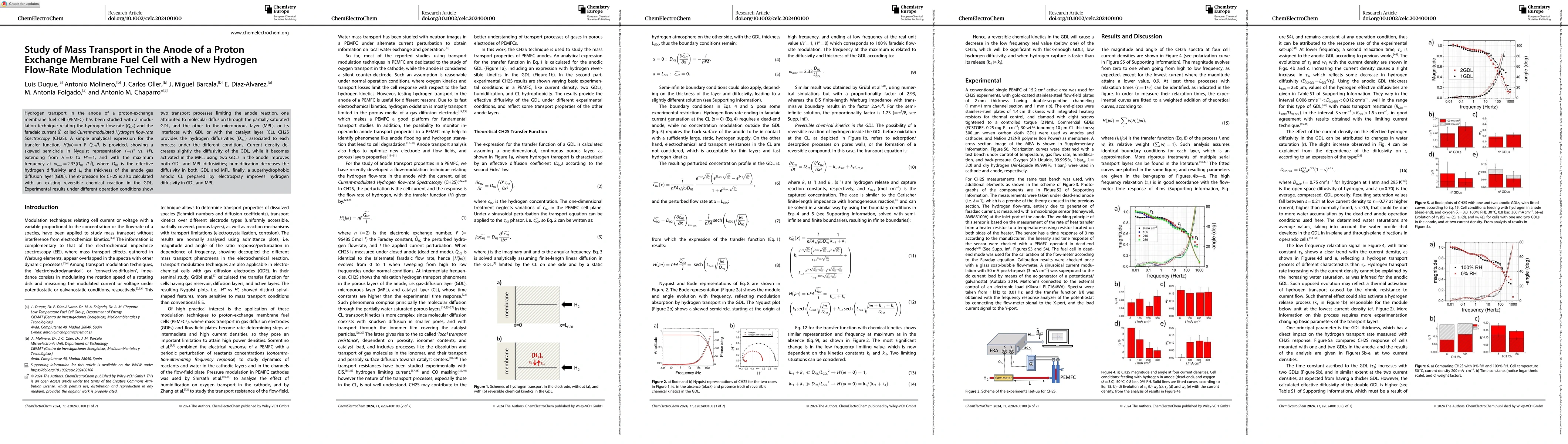 Thumbnail for Study of Mass Transport in the Anode of a Proton Exchange Membrane Fuel
  Cell with a New Hydrogen Flow-Rate Modulation Technique