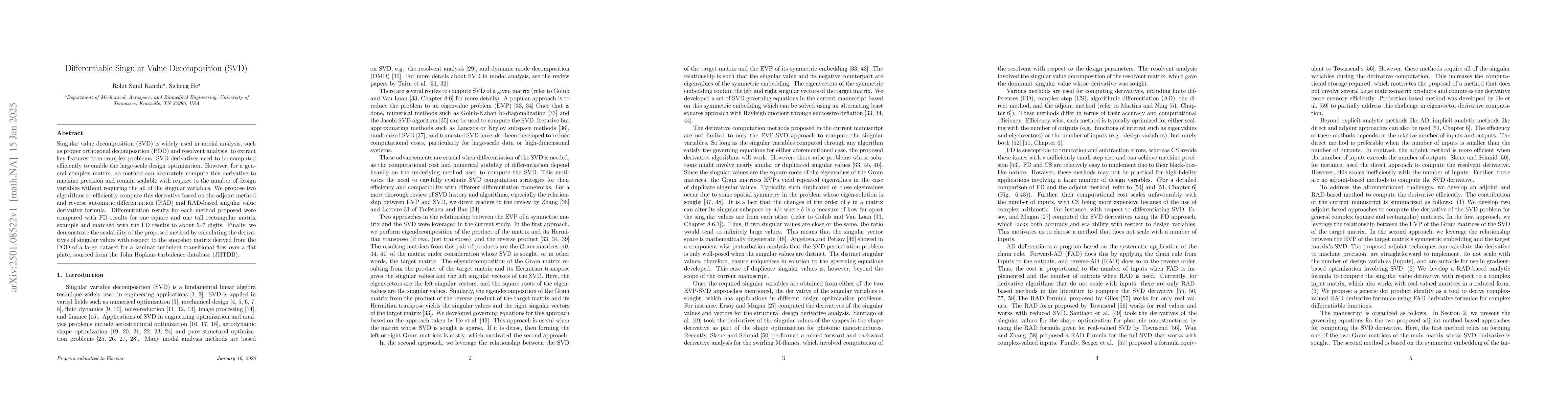 Thumbnail for Differentiable Singular Value Decomposition