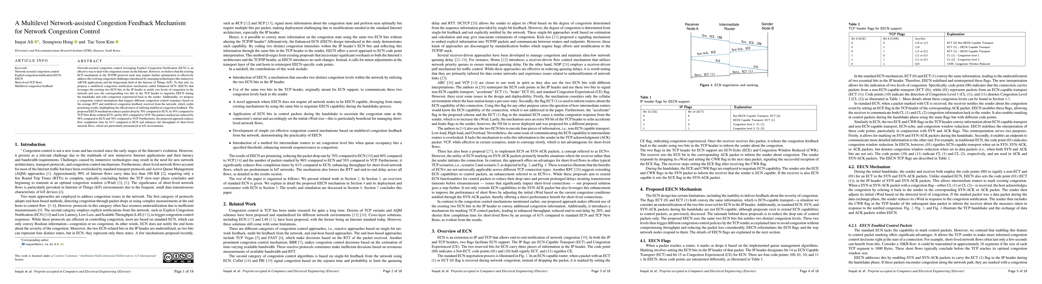 Thumbnail for A Multilevel Network-assisted Congestion Feedback Mechanism for Network
  Congestion Control