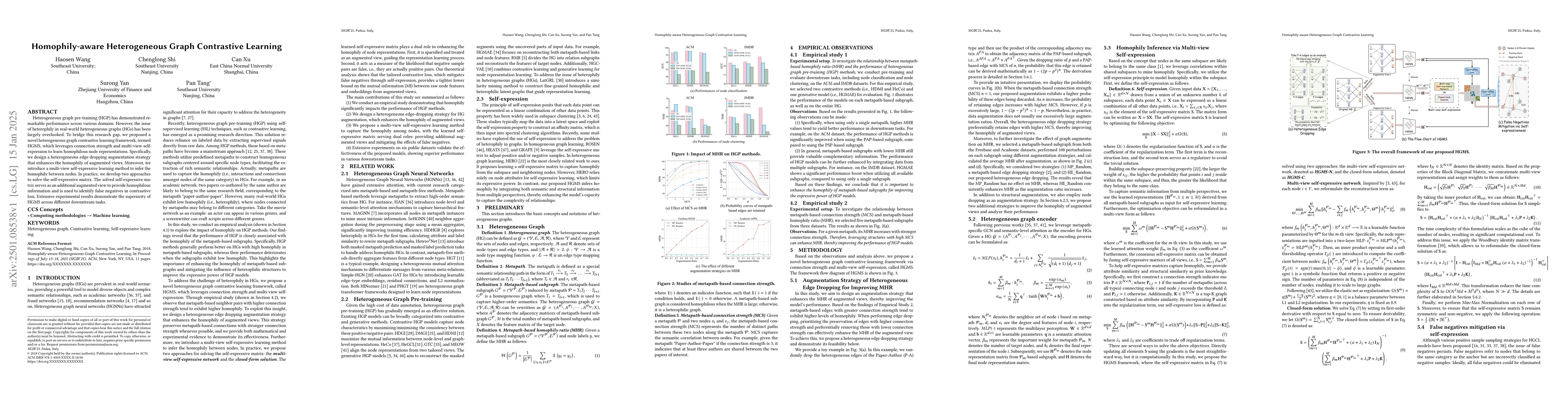 Thumbnail for Homophily-aware Heterogeneous Graph Contrastive Learning
