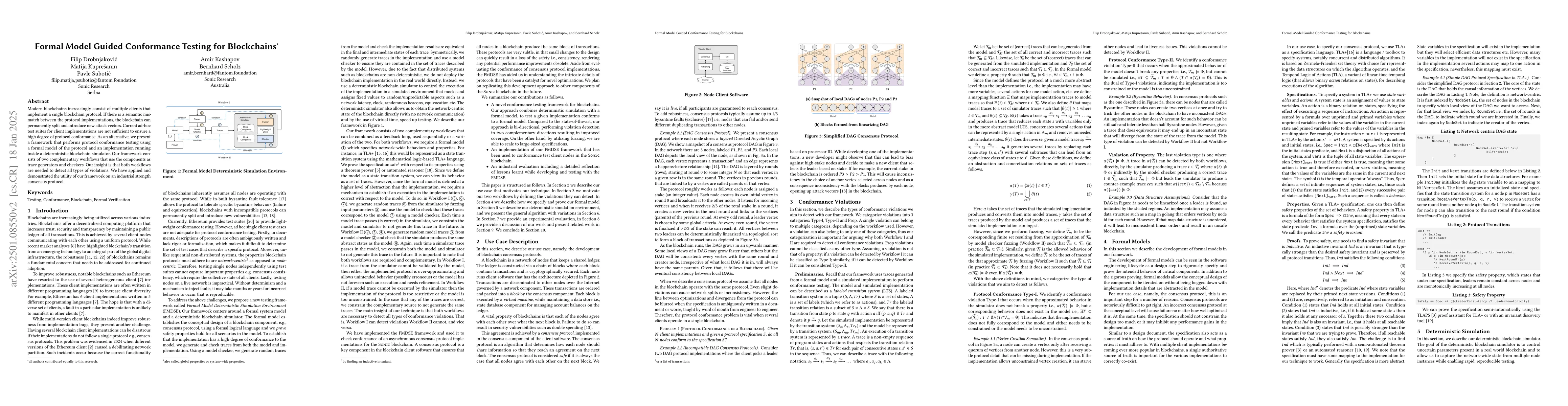 Thumbnail for Formal Model Guided Conformance Testing for Blockchains