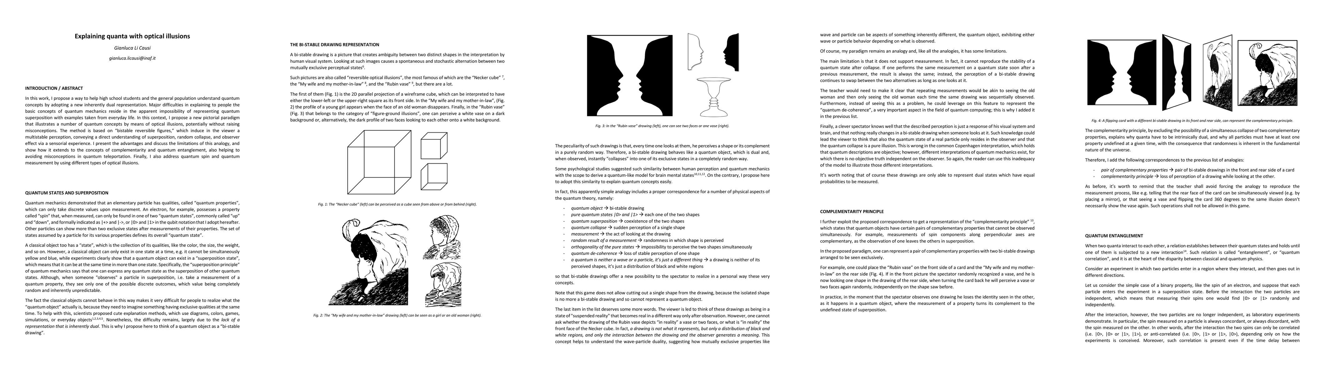 Thumbnail for Explaining Quanta with Optical Illusions