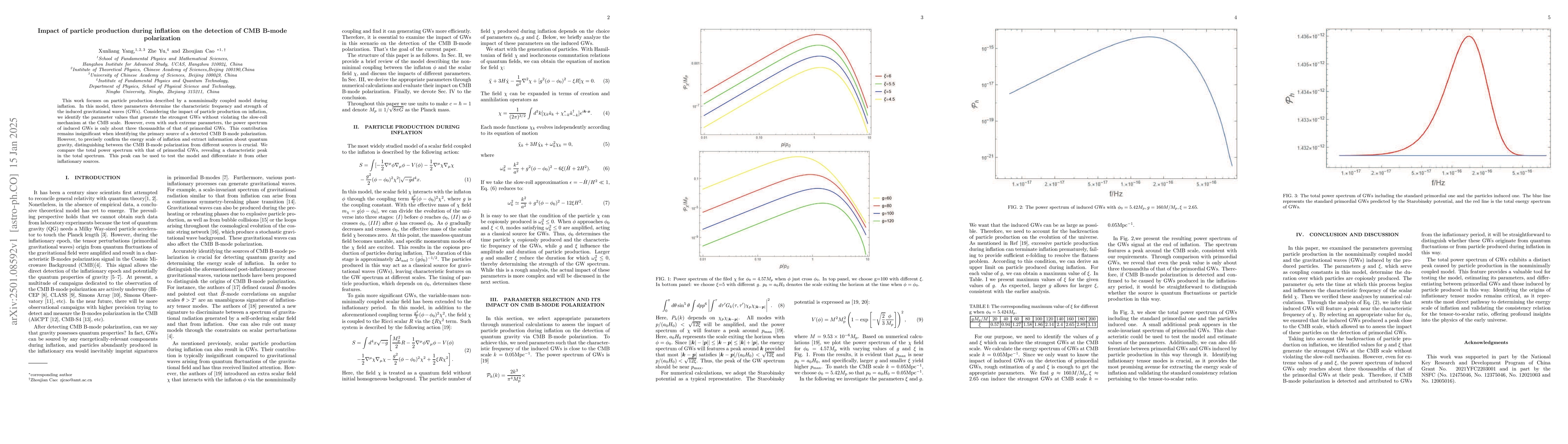 Thumbnail for Impact of particle production during inflation on the detection of CMB
  B-mode polarization